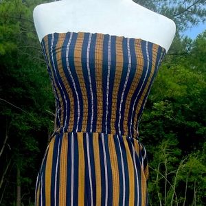 Fantastic Fawn strapless jumpsuit  size Small